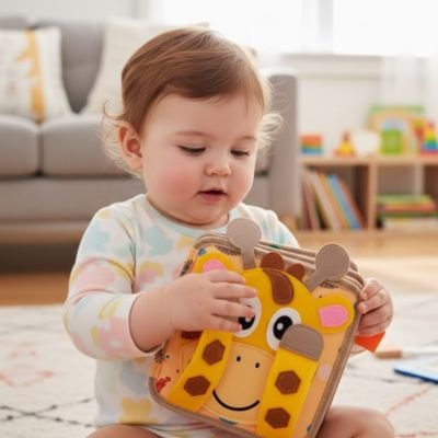 Livre bebe belle girafe