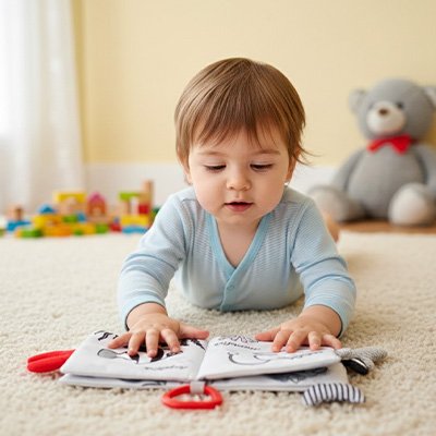 Livre bébé en decouverte