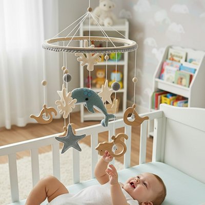 Mobile bebe  créatures marines