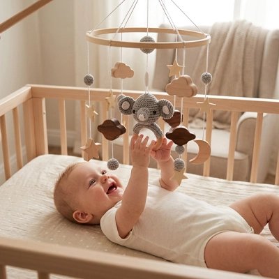 Mobile bébé koala procure amusement