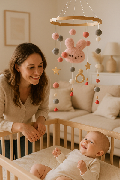 mobile bebe maman satisfaite