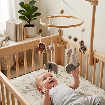 Mobile pour bébé suspendu 