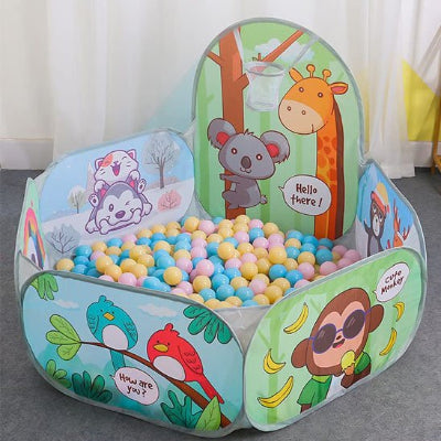 piscine a balle animaux sauvages