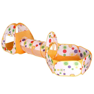 piscine a balle bébé 3 en 1 orange