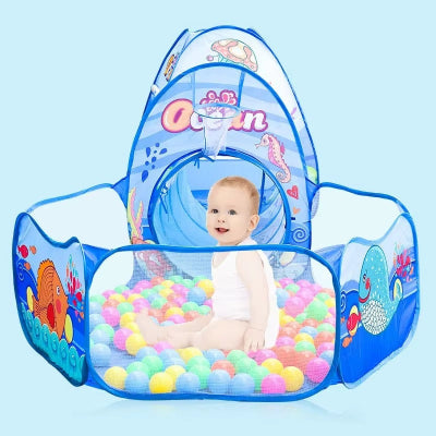 piscine a balle bébé content
