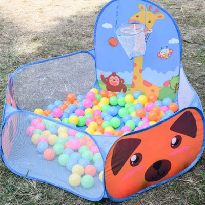 piscine a balle girafe singe