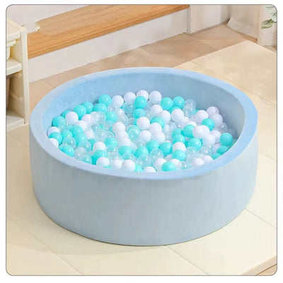 piscine a balle pour bebe bleu ciel