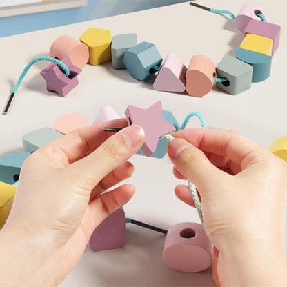 Puzzle bois avec filage