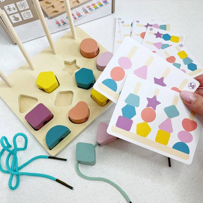 Puzzle bois belles couleurs