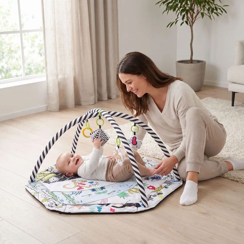 tapis d'éveil bébé belles couleurs