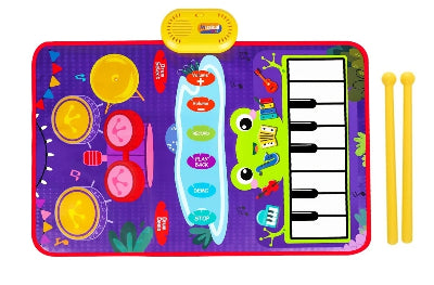 tapis d'éveil bébé musique mauve