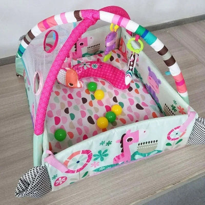 tapis d'éveil bebe plein de rose